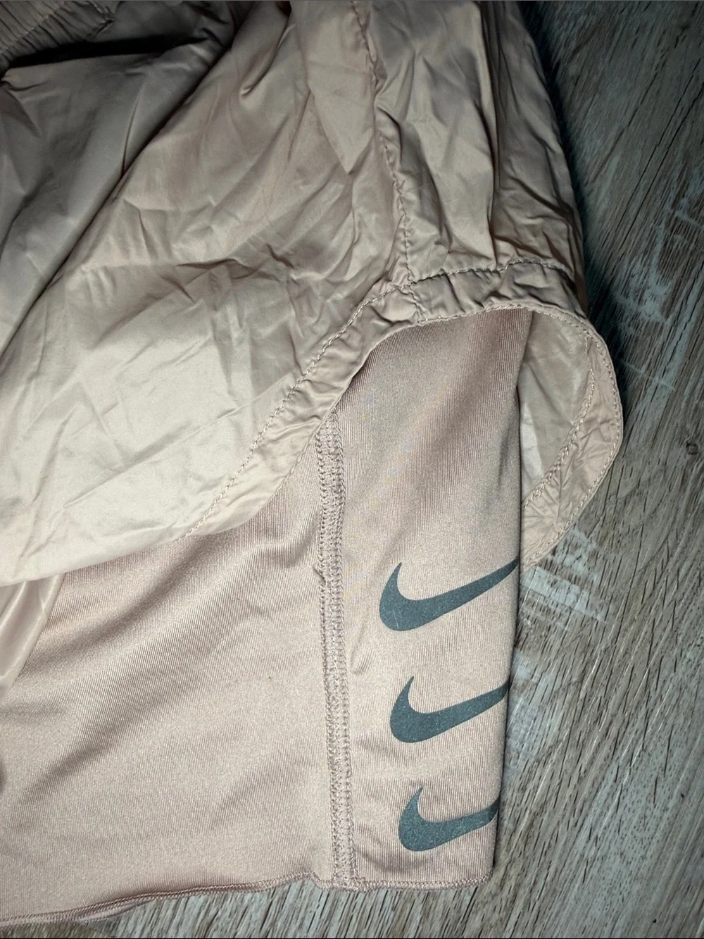 Nike Women's Dri-FIT Dusty Pink Athletic Shorts